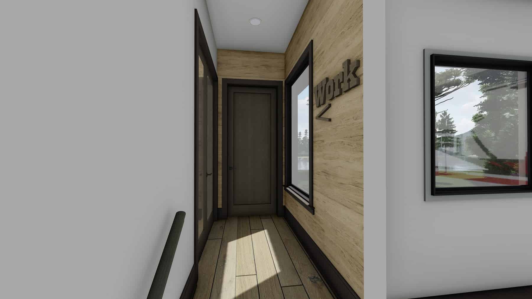 Hallway of this 5-Bedroom, 6317 Sq Ft Plan - 194-1067