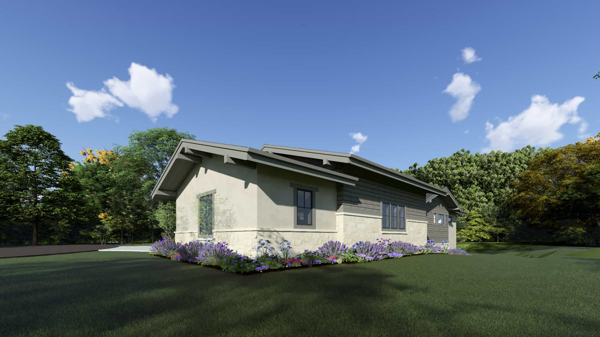 Right Side View of this 3-Bedroom,2734 Sq Ft Plan -194-1069