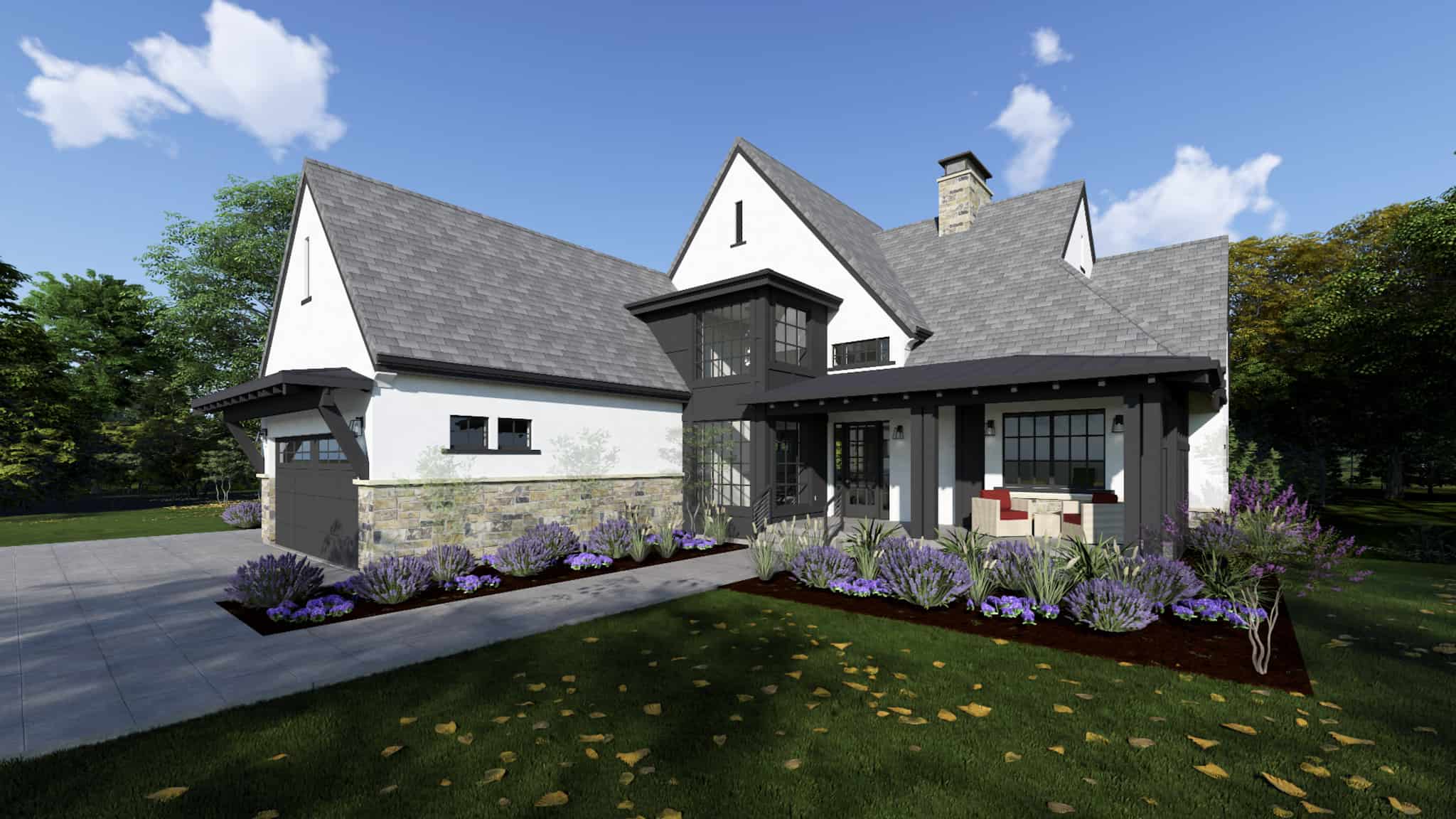 Right Side View of this 3-Bedroom,2748 Sq Ft Plan -194-1070