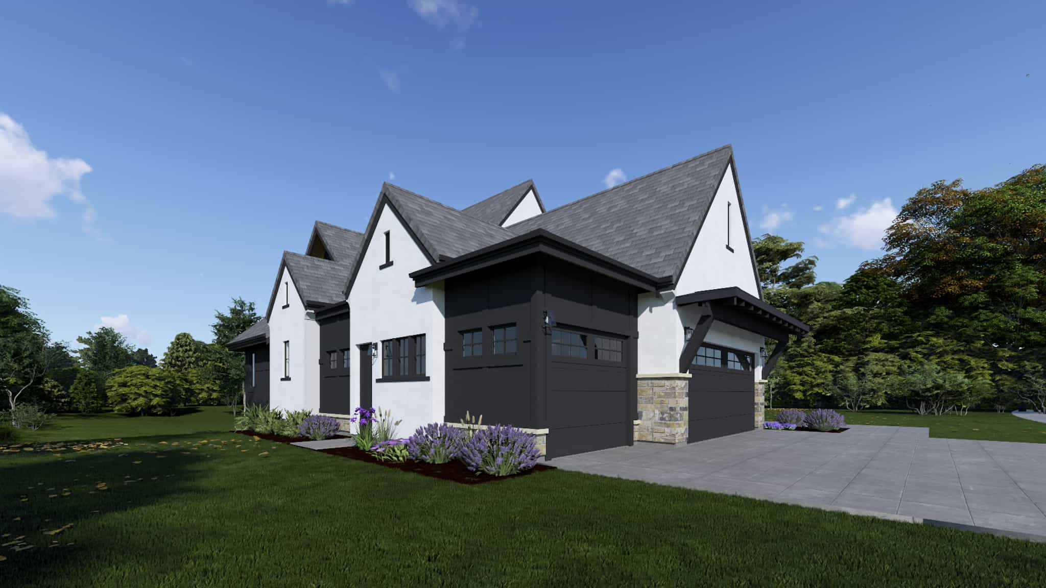 Left Side View of this 3-Bedroom,2748 Sq Ft Plan -194-1070