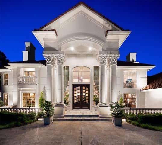 Front Door of this 5-Bedroom,10325 Sq Ft Plan -195-1029