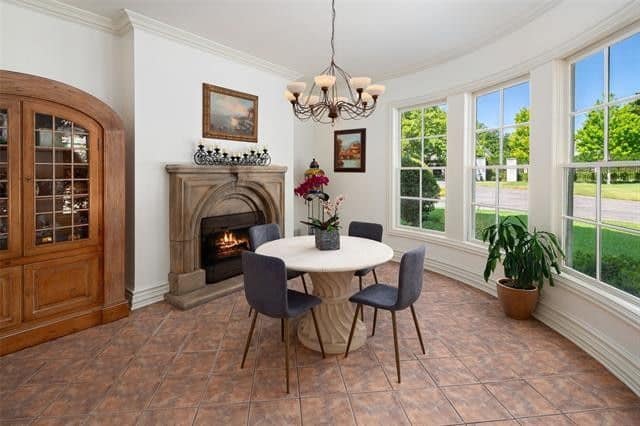 Kitchen: Breakfast Nook of this 5-Bedroom,10325 Sq Ft Plan -195-1029