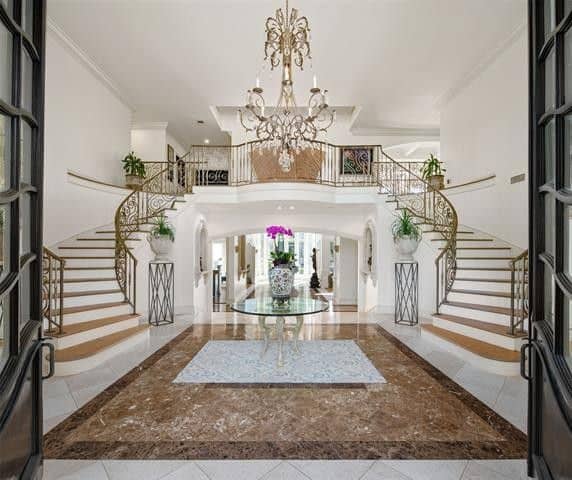 Entry Hall: Foyer of this 5-Bedroom,10325 Sq Ft Plan -195-1029