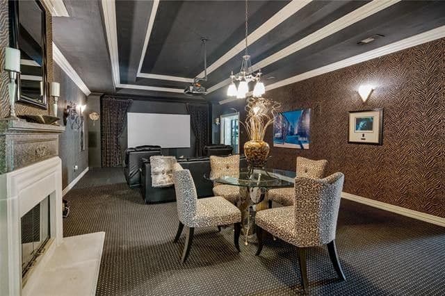 Media Room of this 5-Bedroom,10325 Sq Ft Plan -195-1029