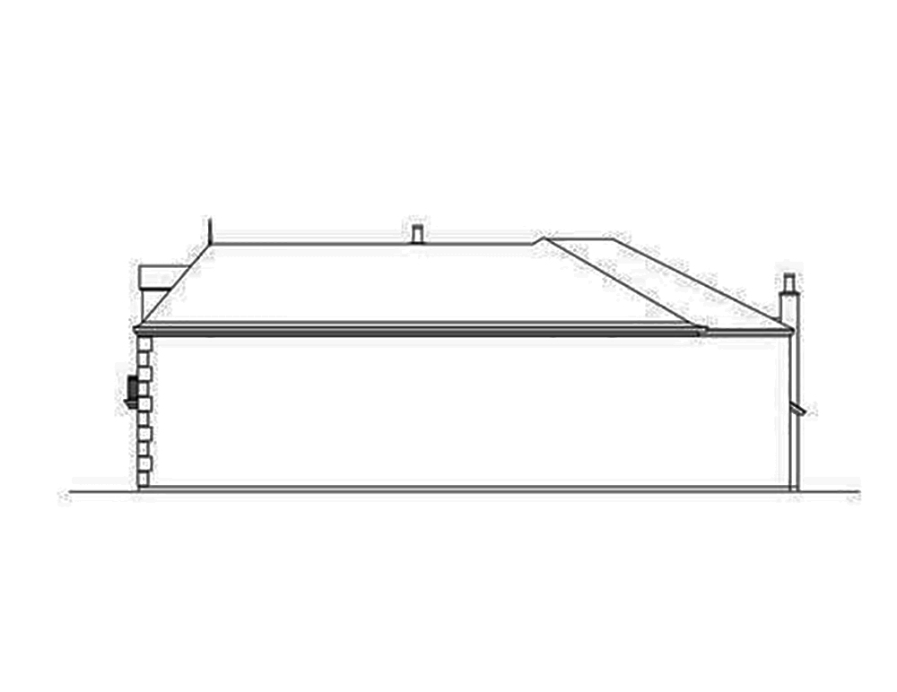 Home Plan Right Elevation of this 3-Bedroom,5799 Sq Ft Plan -195-1113