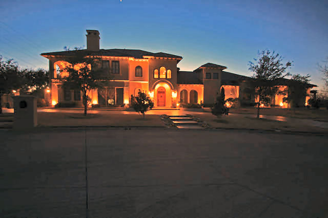 Home at Night of this 4-Bedroom,8647 Sq Ft Plan -8647