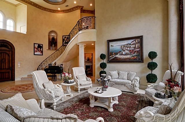 Living Room of this 4-Bedroom,8647 Sq Ft Plan -8647