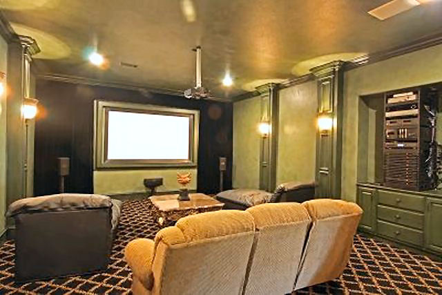 Media Room of this 4-Bedroom,8647 Sq Ft Plan -8647