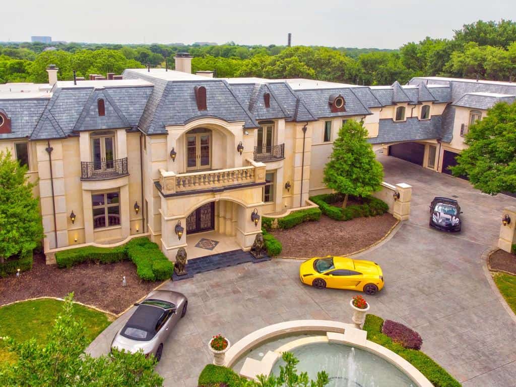 Aerial View of this 9-Bedroom,14727 Sq Ft Plan -195-1127