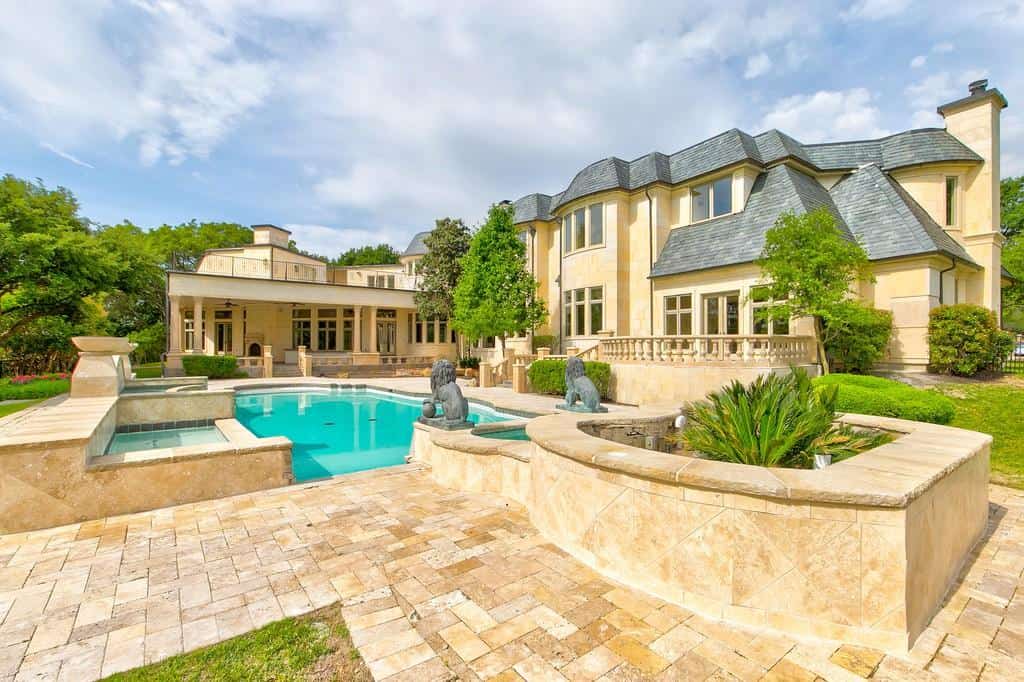 Pool of this 9-Bedroom,14727 Sq Ft Plan -195-1127