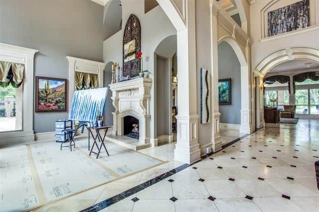 Living Room of this 5-Bedroom,6184 Sq Ft Plan -195-1171