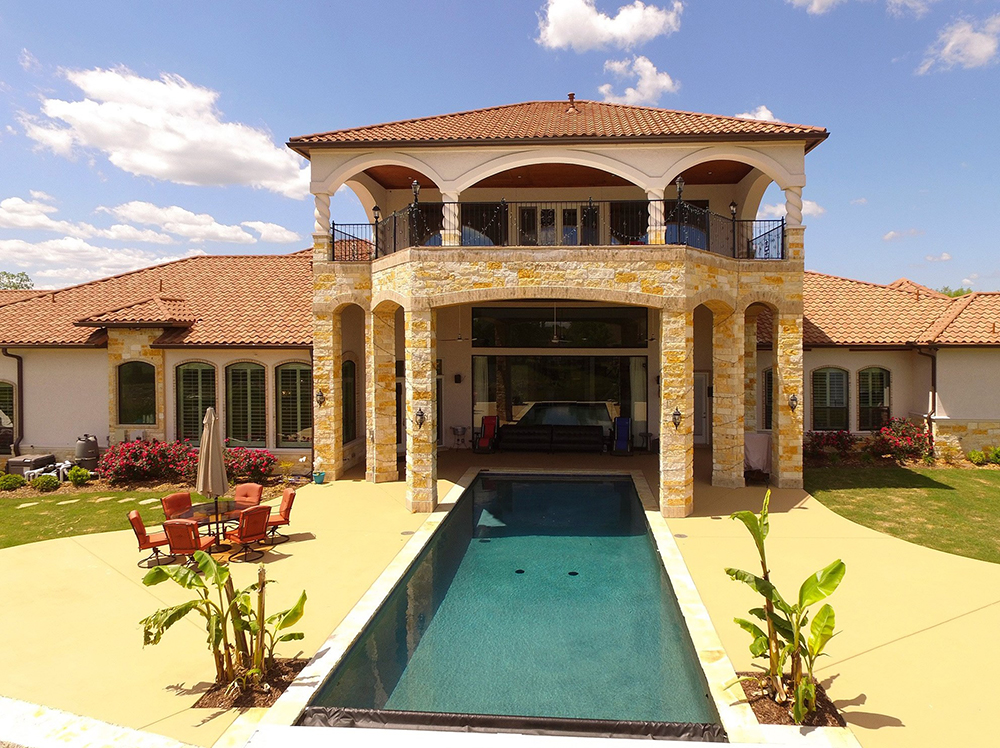 Pool of this 5-Bedroom,6121 Sq Ft Plan -6121