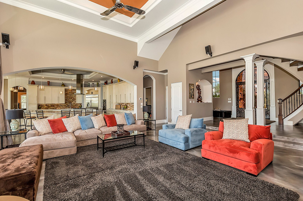 Family Room of this 5-Bedroom,6121 Sq Ft Plan -6121