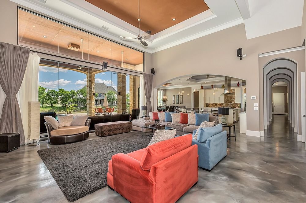 Family Room of this 5-Bedroom,6121 Sq Ft Plan -6121