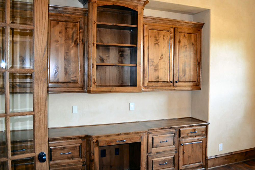 Home Office: Library of this 5-Bedroom,5295 Sq Ft Plan -5295