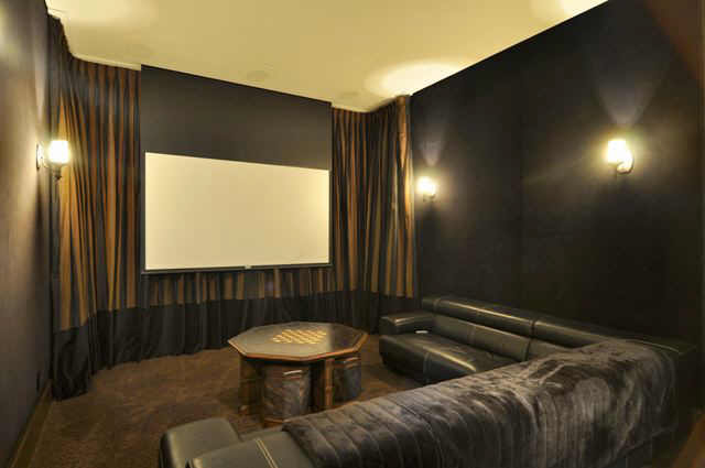 Media Room of this 4-Bedroom,6093 Sq Ft Plan -6093