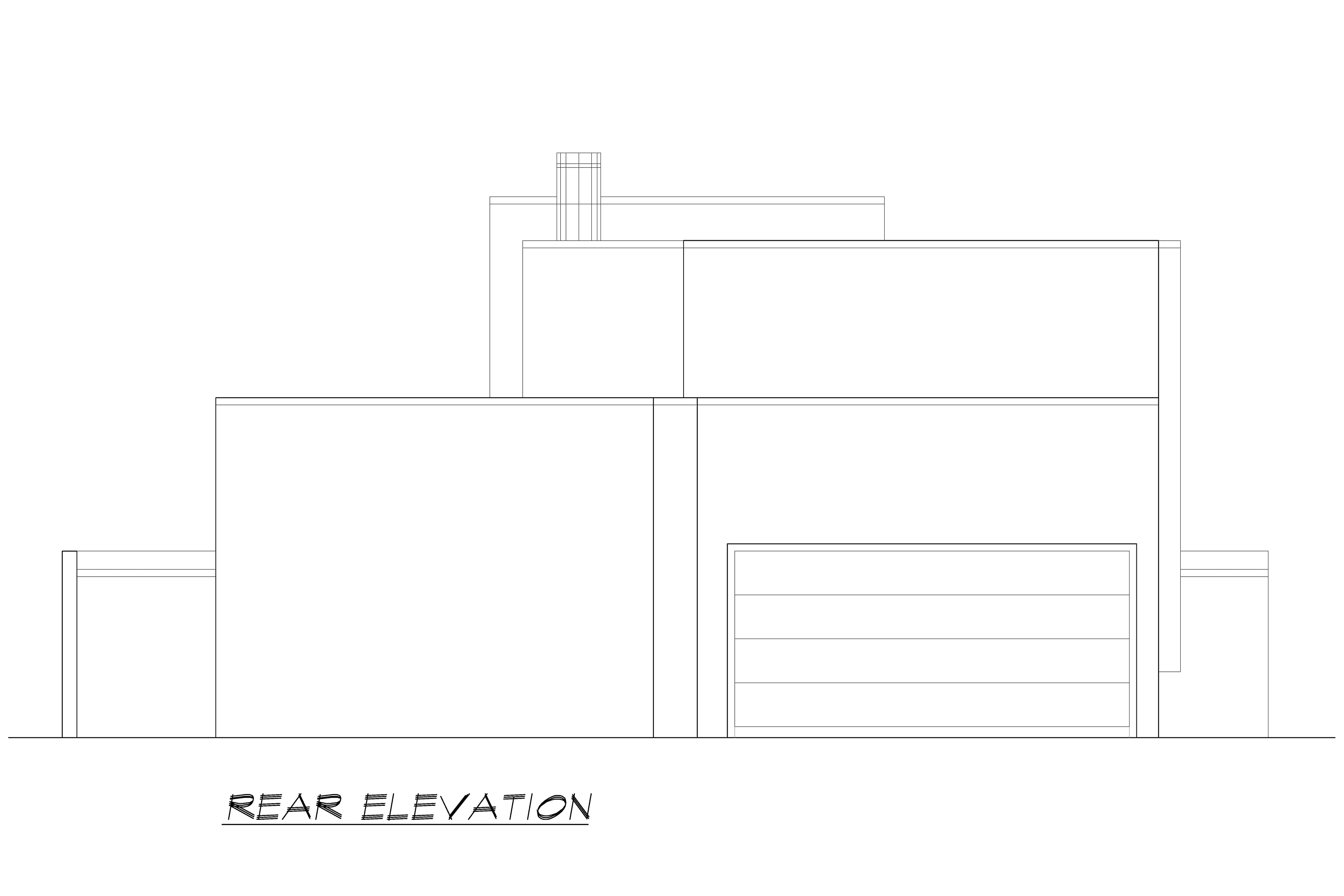 Home Plan Rear Elevation of this 3-Bedroom,4095 Sq Ft Plan -195-1228