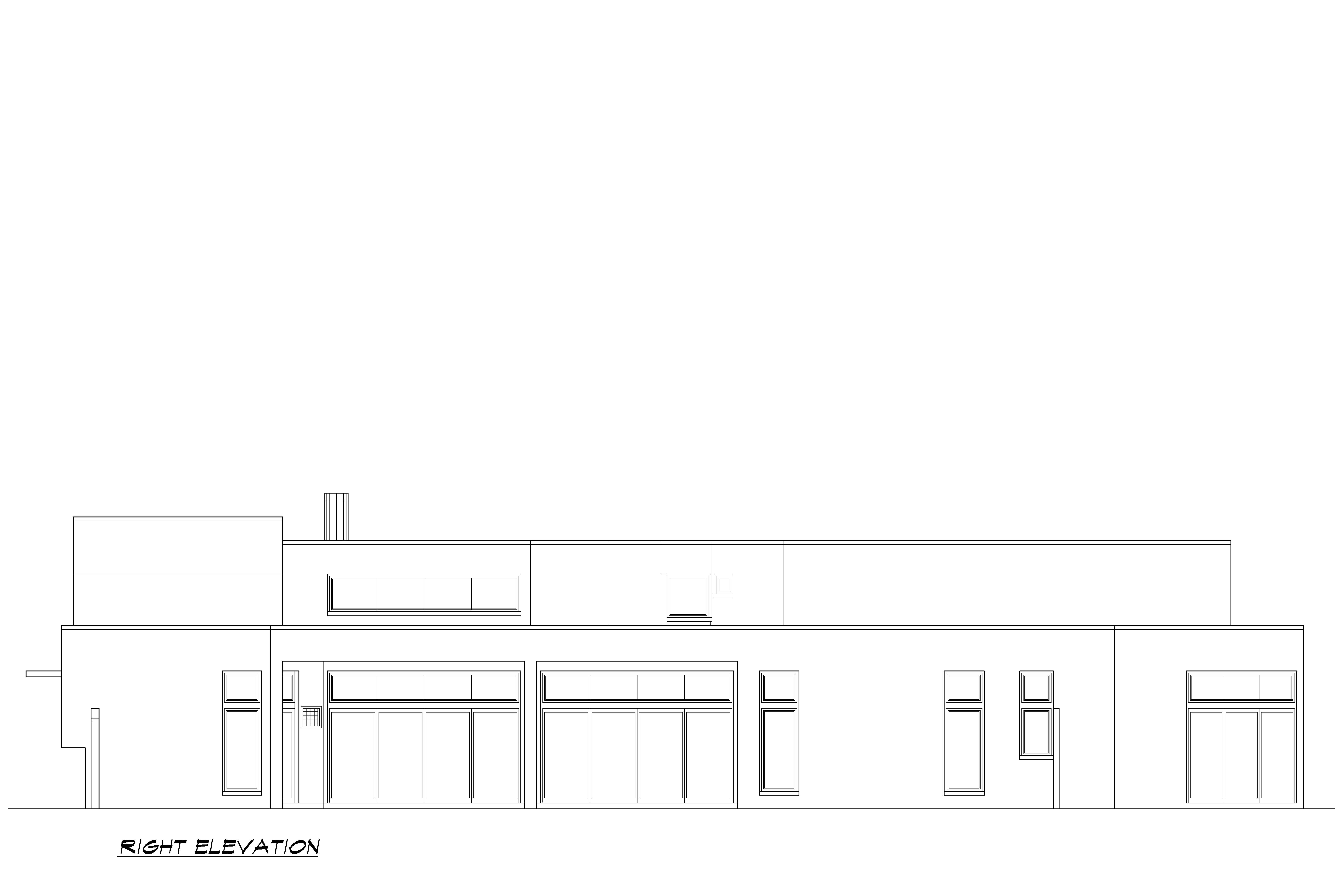Home Plan Right Elevation of this 3-Bedroom,4095 Sq Ft Plan -195-1228