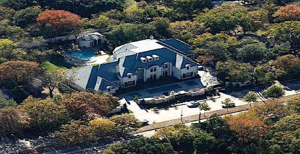 Aerial View of this 6-Bedroom,11165 Sq Ft Plan -11165