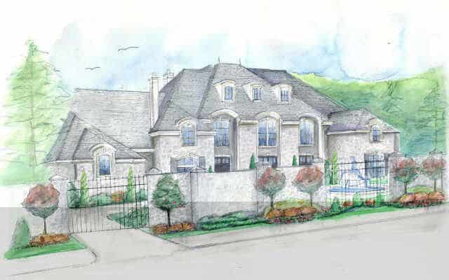 Front View of this 6-Bedroom, 11165 Sq Ft Plan - 195-1234