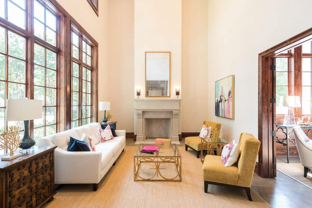 Living Room of this 5-Bedroom,7918 Sq Ft Plan -7918