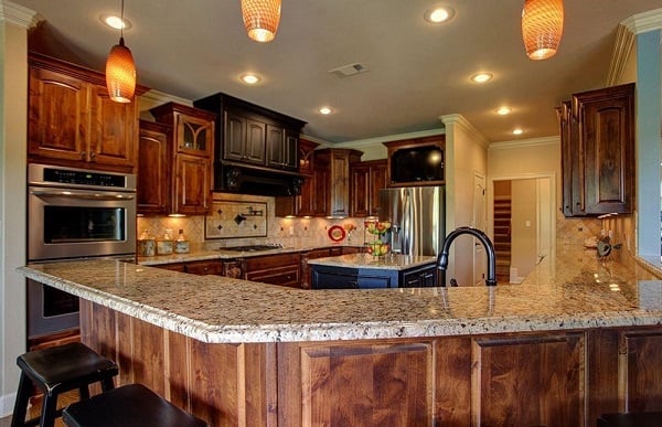 Kitchen: Breakfast Bar of this 4-Bedroom,3894 Sq Ft Plan -3894