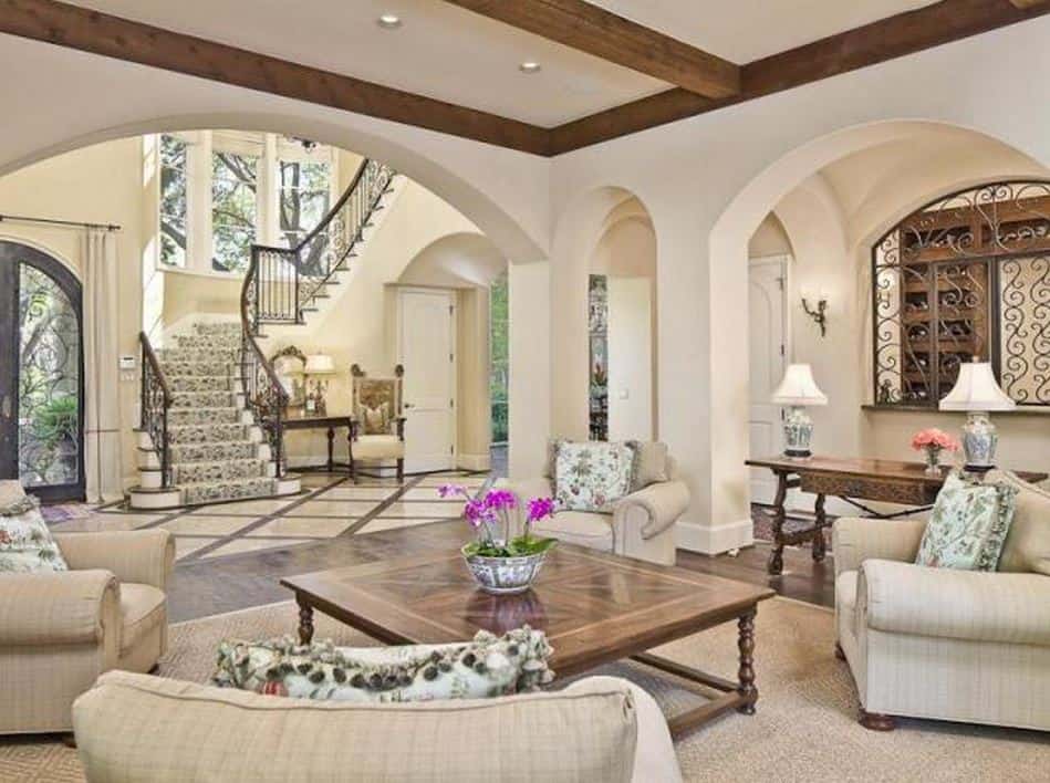Home Office: Den of this 5-Bedroom,7700 Sq Ft Plan -195-1243