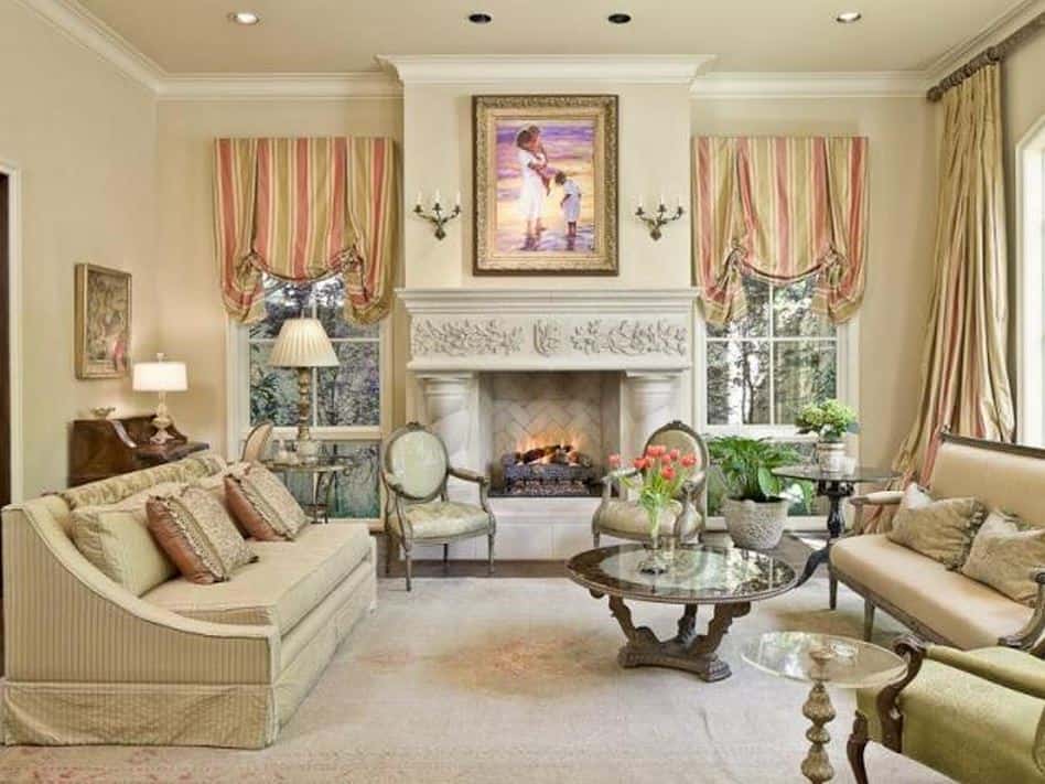 Living Room of this 5-Bedroom,7700 Sq Ft Plan -195-1243
