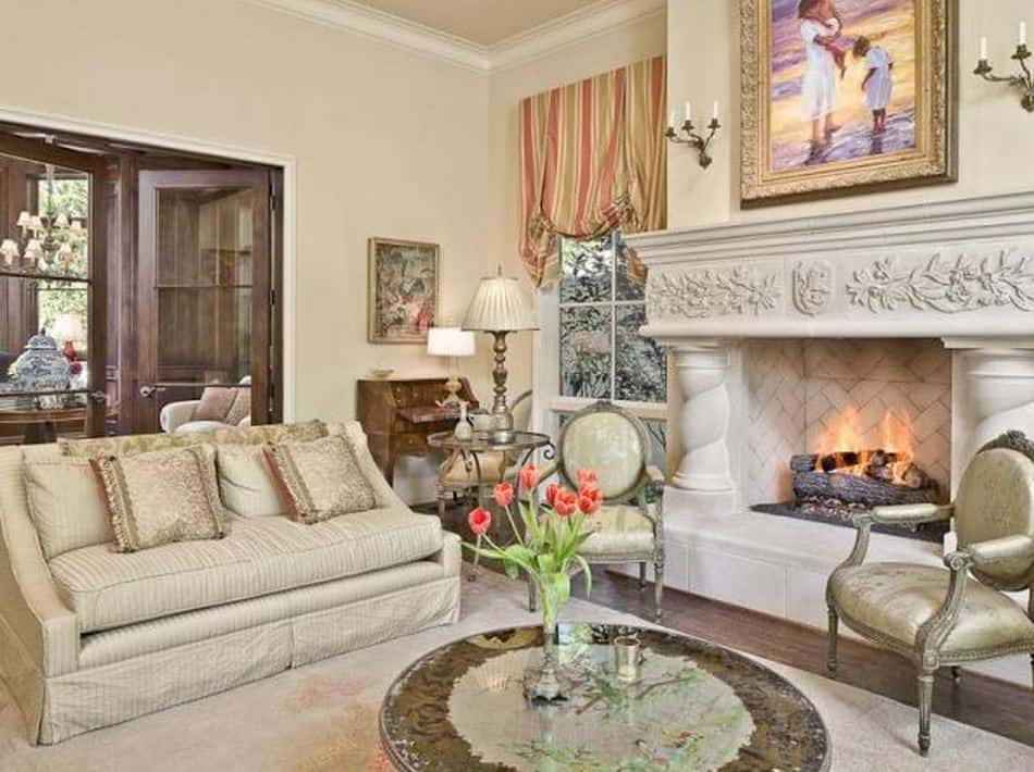 Living Room of this 5-Bedroom,7700 Sq Ft Plan -195-1243