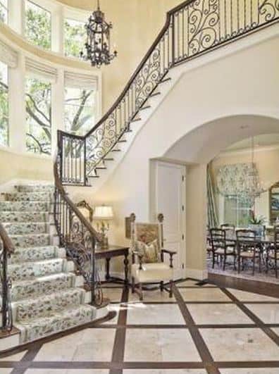 Entry Hall: Foyer of this 5-Bedroom,7700 Sq Ft Plan -195-1243