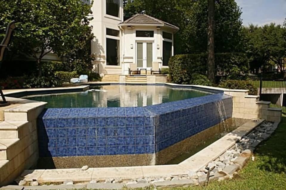 Pool of this 5-Bedroom,6381 Sq Ft Plan -195-1248