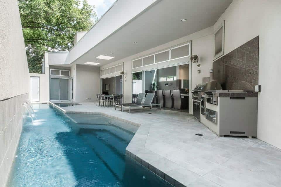 Pool of this 3-Bedroom,4580 Sq Ft Plan -195-1249