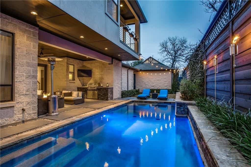 Pool of this 3-Bedroom,3940 Sq Ft Plan -195-1252