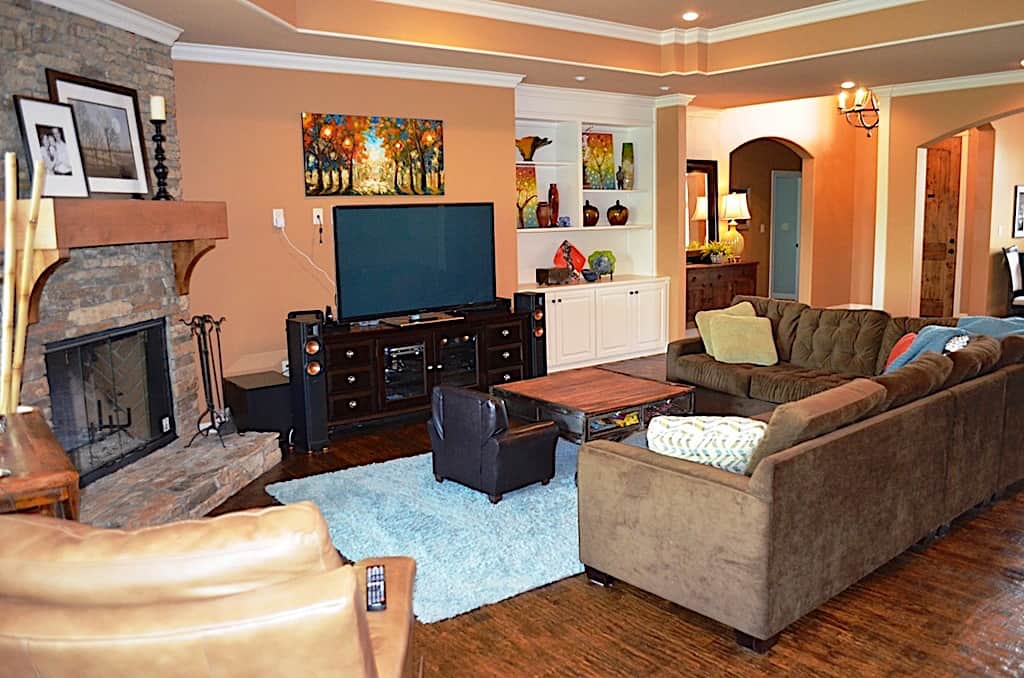 Family Room of this 4-Bedroom,4314 Sq Ft Plan -195-1283