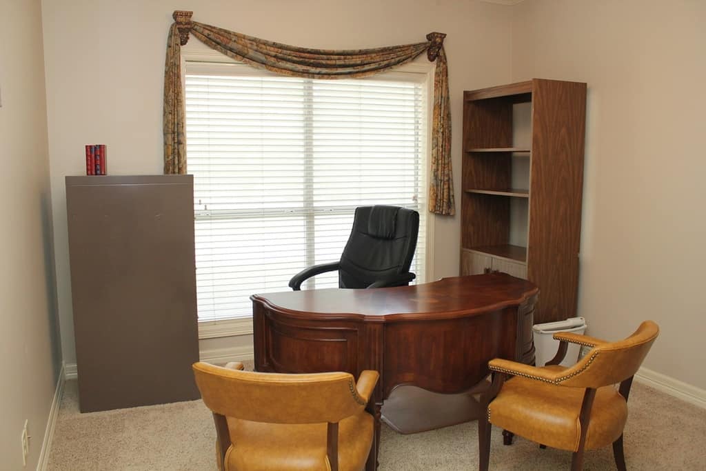 Home Office: Library of this 3-Bedroom,3024 Sq Ft Plan -195-1285