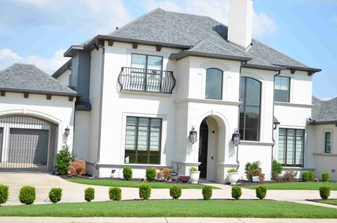French Country style house design (ThePlanCollection: Plan #195-1292)