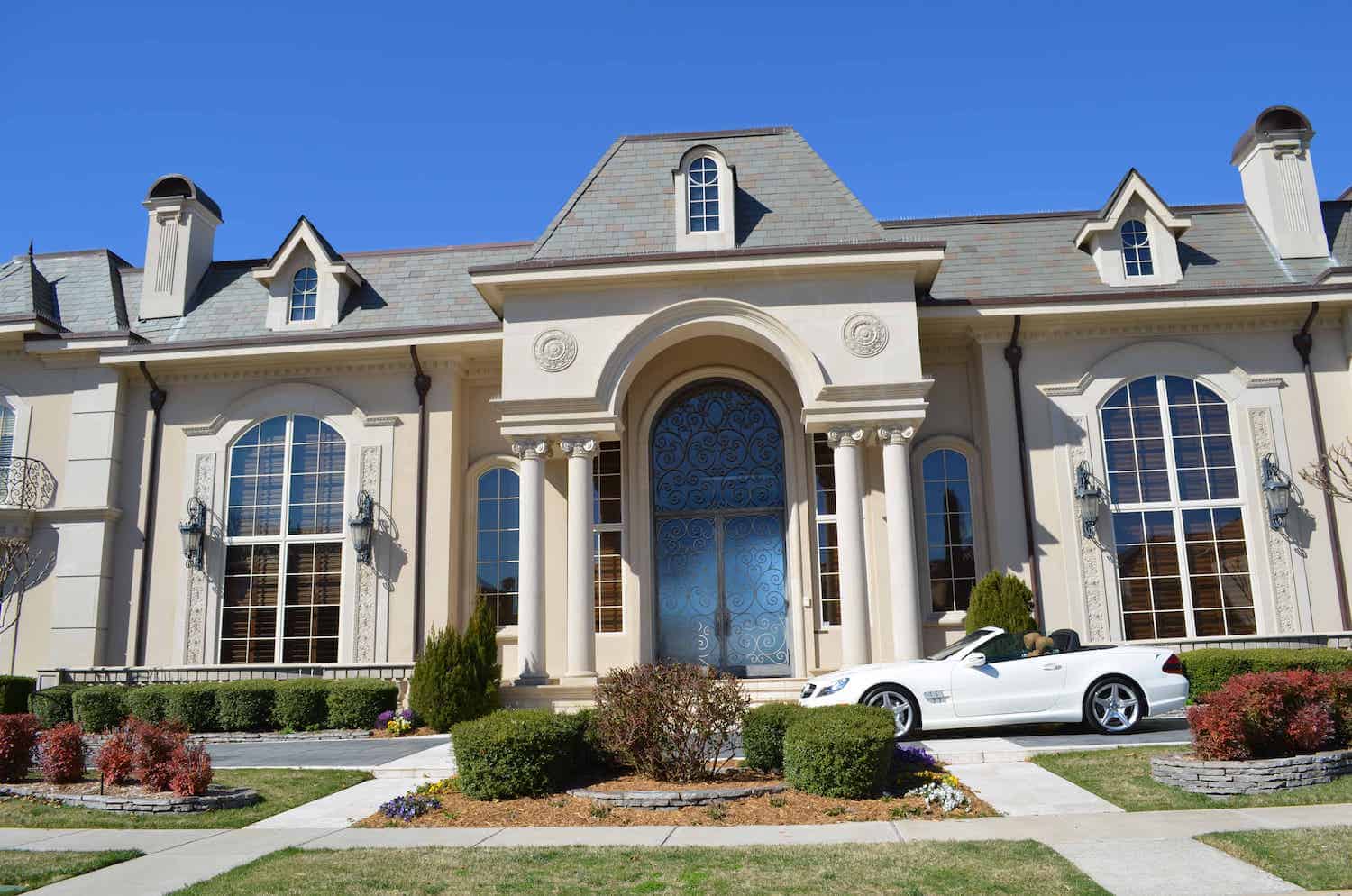 Front Door of this 5-Bedroom,12720 Sq Ft Plan -195-1307