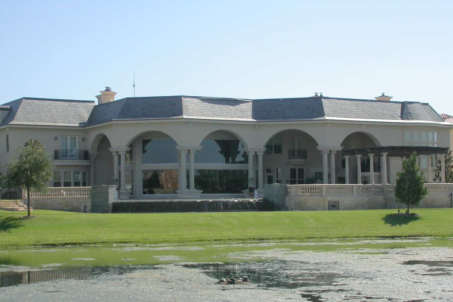 Rear View of this 5-Bedroom,12720 Sq Ft Plan -195-1307