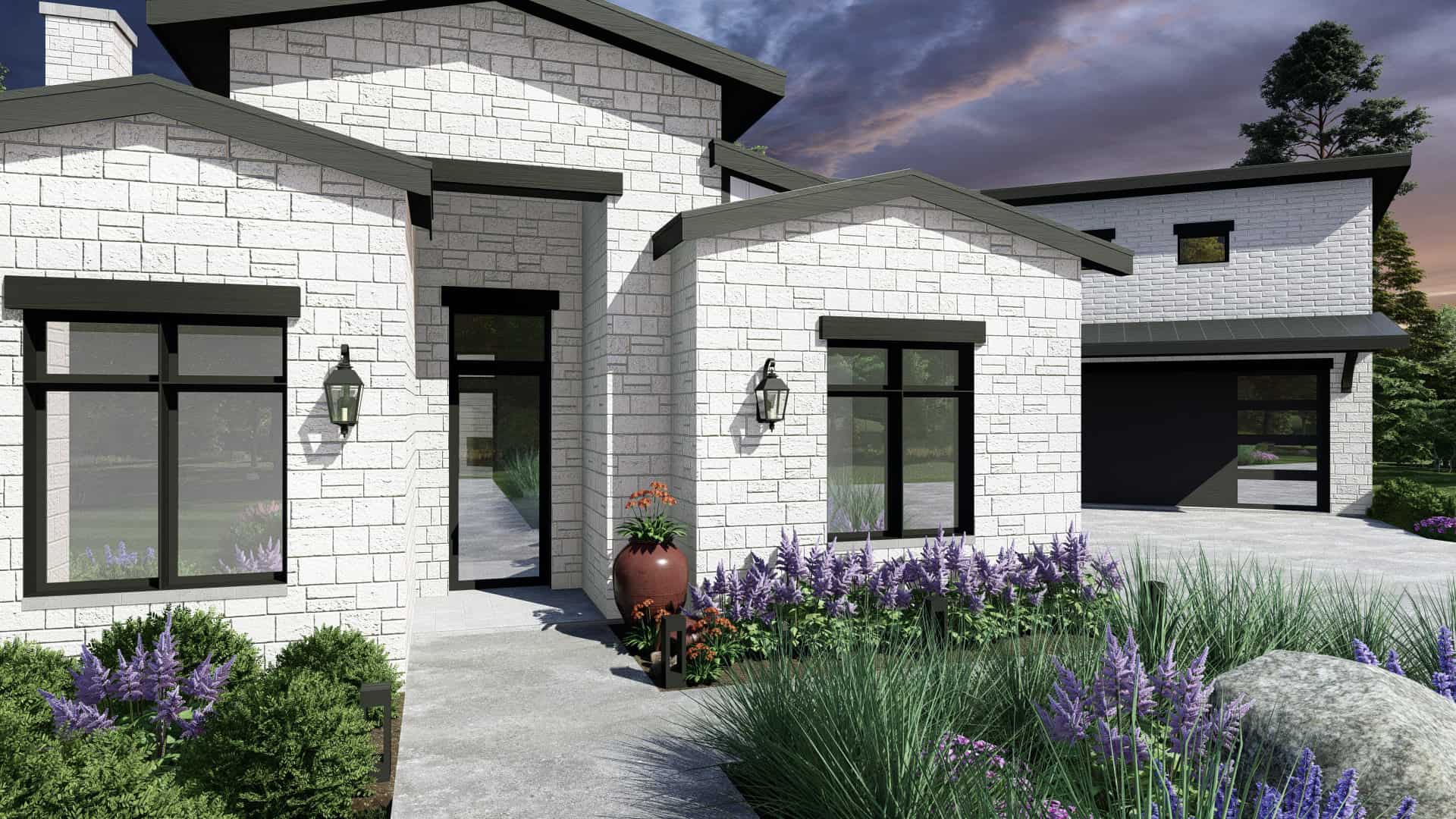 Front Door of this 3-Bedroom,3041 Sq Ft Plan -195-1314