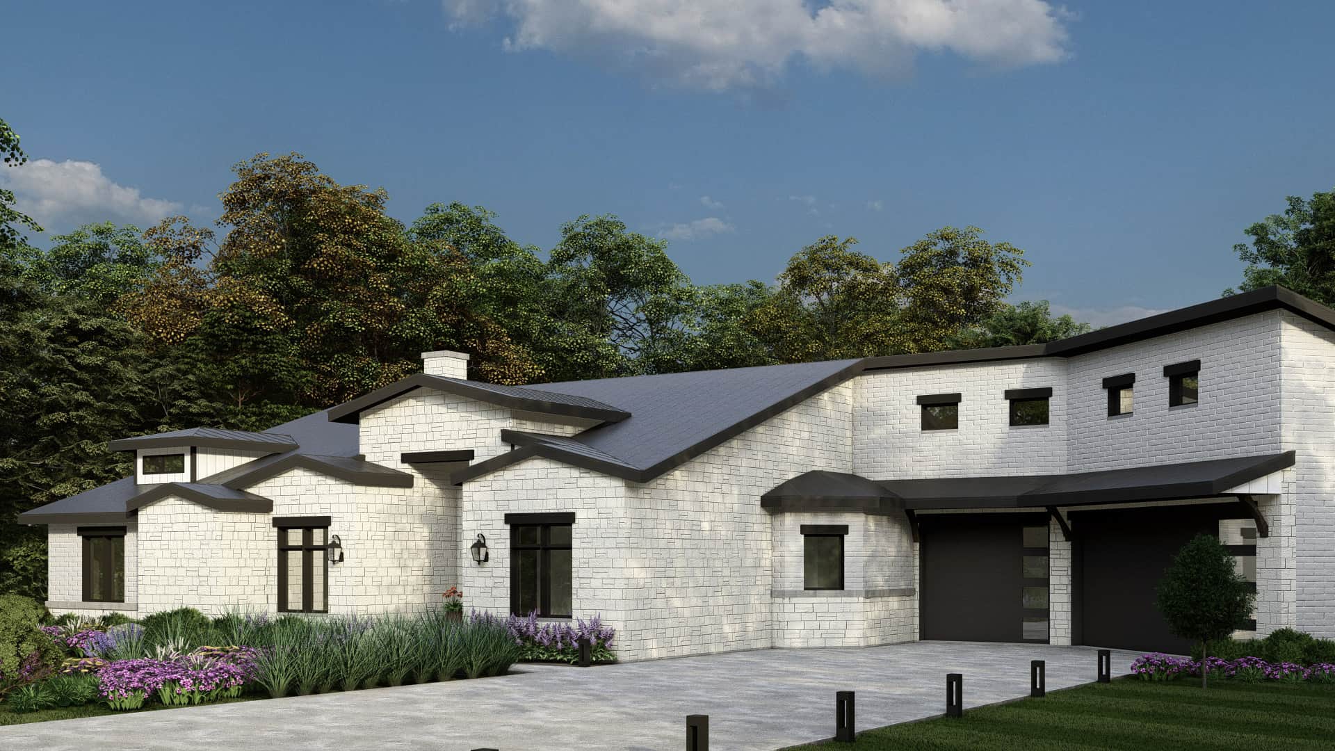Front View of this 3-Bedroom,3041 Sq Ft Plan -195-1314