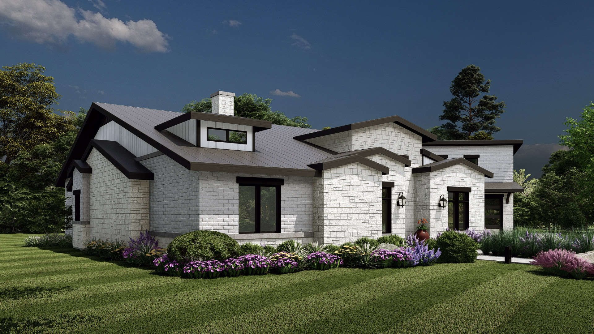 Left Side View of this 3-Bedroom,3041 Sq Ft Plan -195-1314