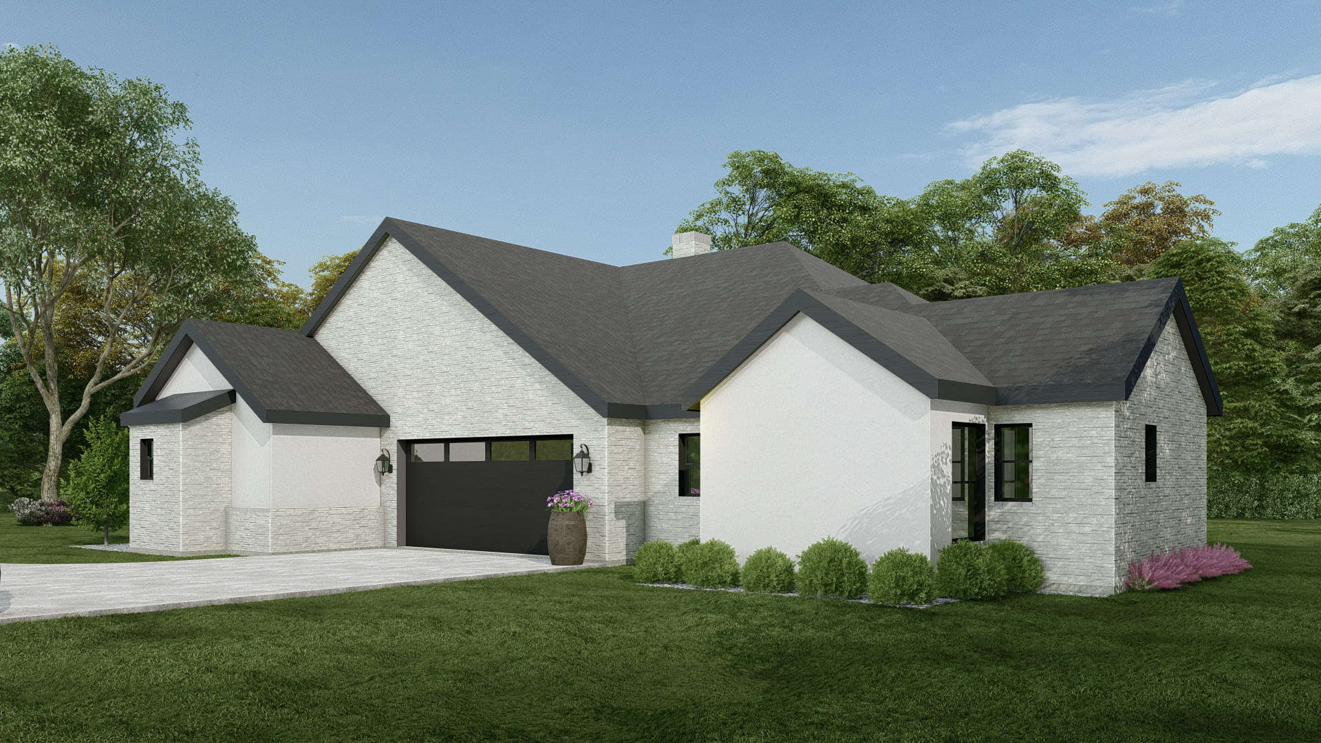 Right Side View of this 3-Bedroom,2617 Sq Ft Plan -195-1315