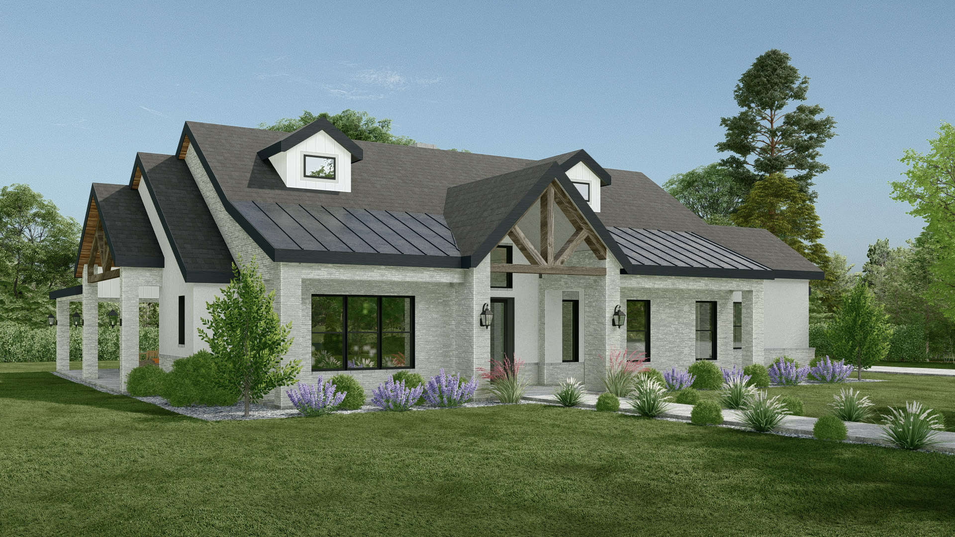 Front View of this 3-Bedroom,2617 Sq Ft Plan -195-1315