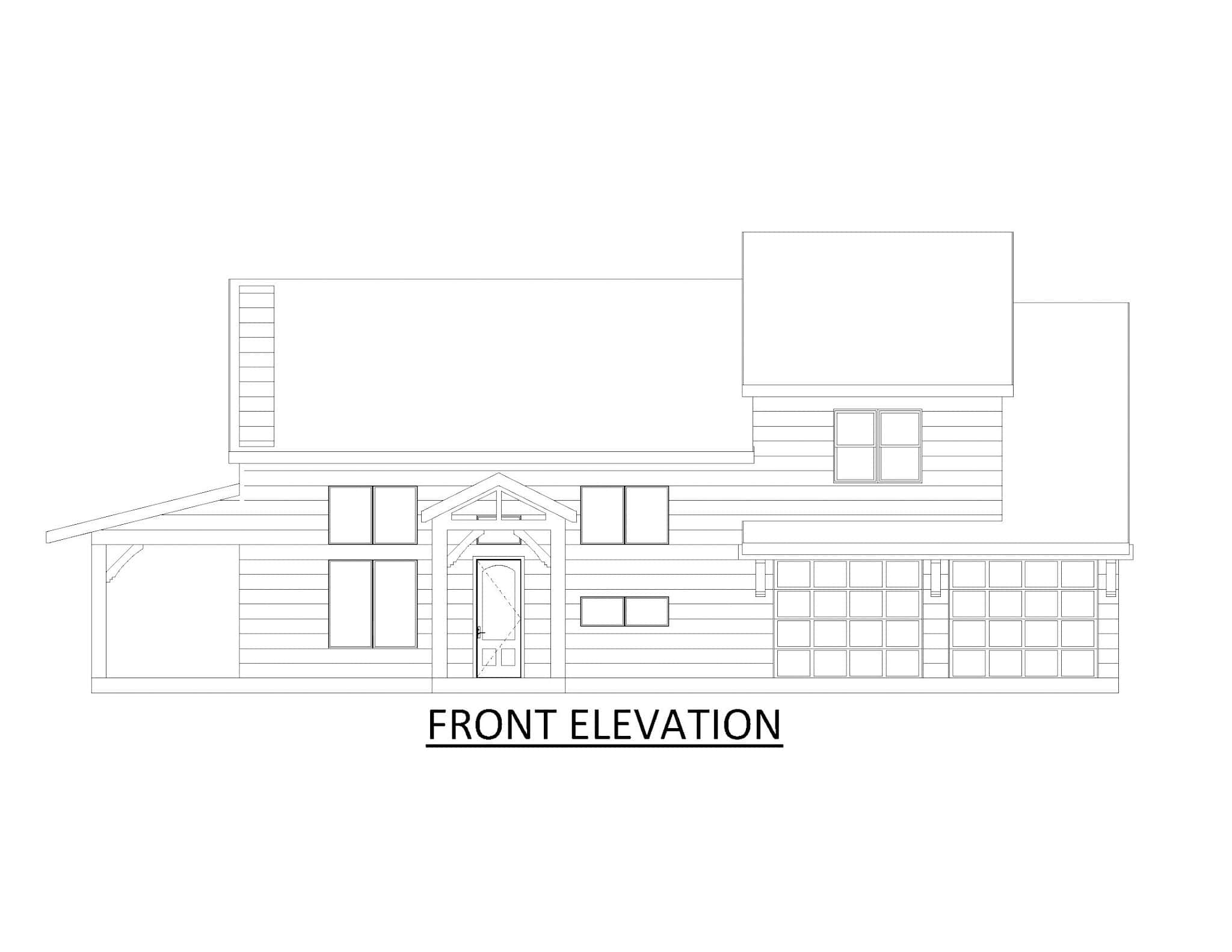 Home Plan Front Elevation of this 3-Bedroom,2353 Sq Ft Plan -195-1316