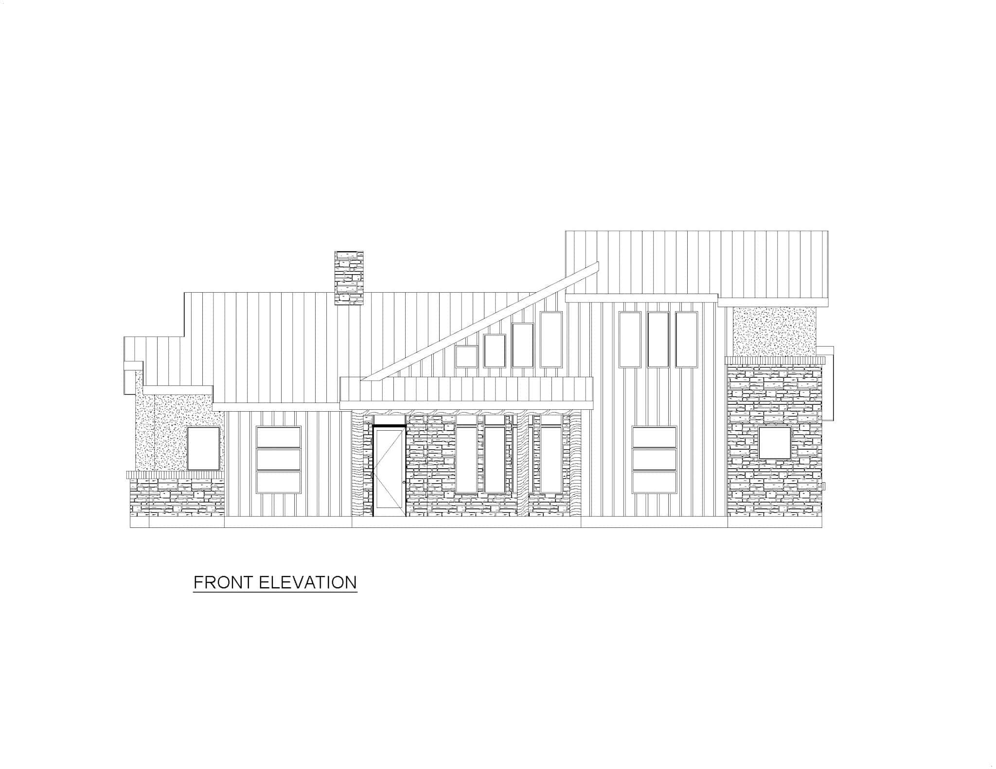 Home Plan Front Elevation of this 3-Bedroom,1804 Sq Ft Plan -195-1318