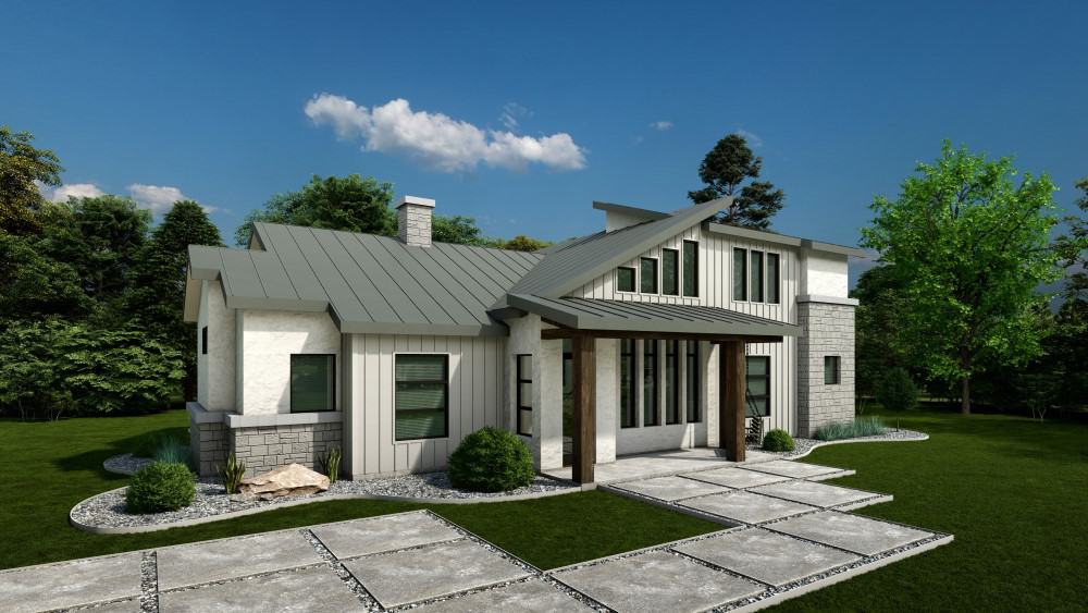 Left Side View of this 3-Bedroom,1804 Sq Ft Plan -195-1318