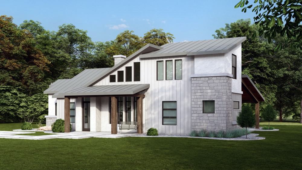 Right Side View of this 3-Bedroom,1804 Sq Ft Plan -195-1318