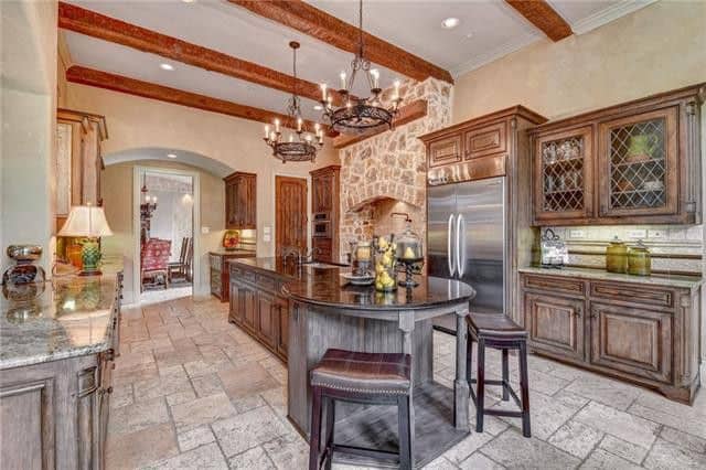 Kitchen: Kitchen Island of this 4-Bedroom,6093 Sq Ft Plan -195-1339