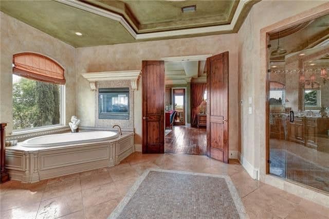 Master Bathroom: Tub of this 4-Bedroom,6093 Sq Ft Plan -195-1339