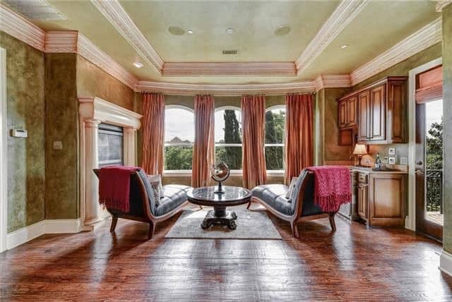 Master Bedroom: Sitting Area of this 4-Bedroom,6093 Sq Ft Plan -195-1339
